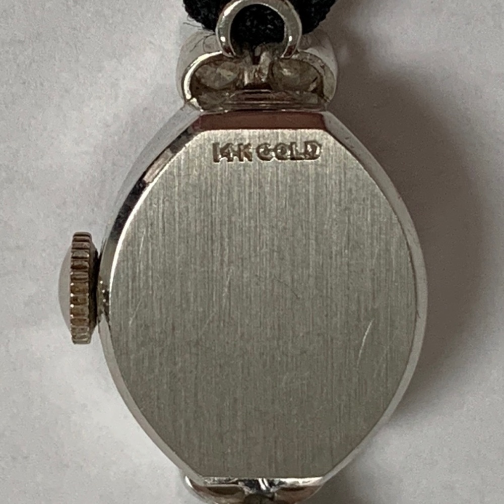 14k White Gold Diamond Ladies Wristwatch - Picture 8 of 8